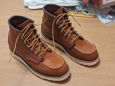RED WING SHOES 875 ワークブーツ 9.5 E ブラウン レッドウィング アイリッシュセッター REDWING モックトゥ 875