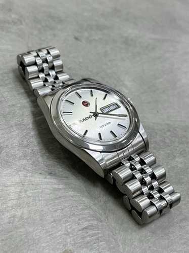 RADO Voyager アンティークメタルバンド 時計クオーツ Vintage RADO Voyager Day Date Automatic Wristwatch Watch