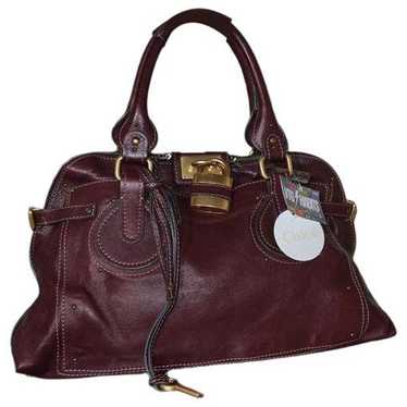 バッグ Chloe 00s leather hand bag y2k archive 2000s chloe handbag - Gem