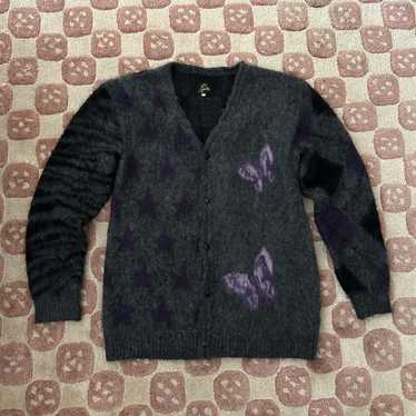 Needles×SSZ BEAMSJAPAN mohair cardigan Needles Taps BEAMS for Fire Mohair Cardigan | Hypebeast