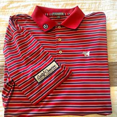 新品　未使用SCOTTY CAMERON/PERTER MILLAR ポロシャツ Scotty Cameron Peter Millar TOUR Golf Polo Scotty Bull Dog