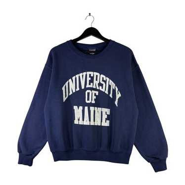 MAINE vintage スウェット 90s University of Maine Crewneck- Size: XL - firstport