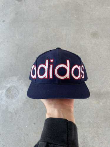 帽子 90s old adidas vintage cap Vintage 90s Adidas Trefoil SnapBack Hat Cap Embroidered
