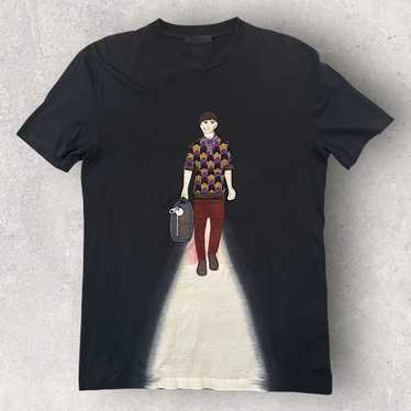 prada sport クレイジーパターンtシャツ PRADA□【国内発】トライアングル刺繍ロゴ Tシャツ UJN884