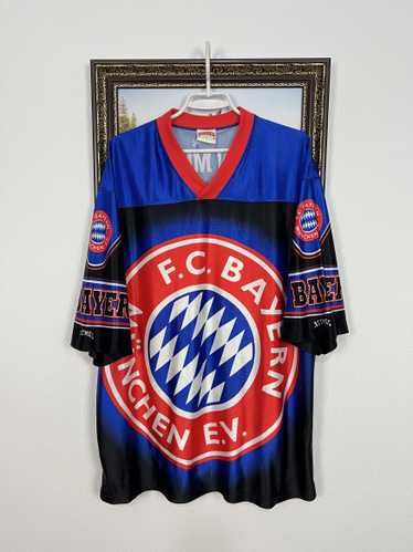 90s.vintage. FC Bayern München Vintage 90s FC Bayern Munich Soccer T-shirt Size M - Etsy