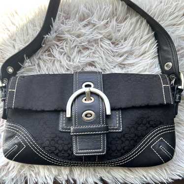 COACH コーチ ソーホー ミニシグネチャー 3628 COACH コーチ ソーホー ワンショルダー ミニシグネチャー 黒
