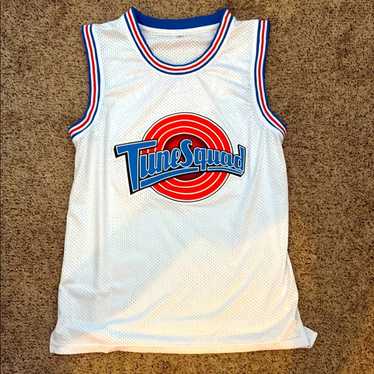 Champion Tune Squad Jersey XL ホワイト Tunesquad Jersey Men's XL White Bugs Bunny #1 Basketball