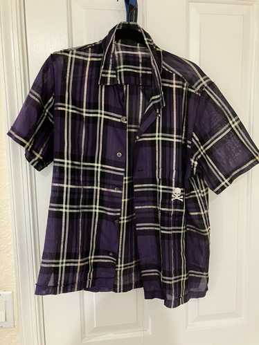 mastermind Japan 11SS スカルジャカードチェックシャツ mastermind Japan 11SS スカルジャカードチェックシャツ