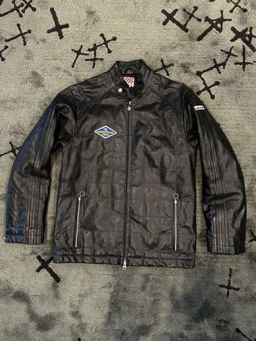 ジャケット・アウター remake\"vintage adidas leather jacket Vintage Adidas Leather Jacket - L – Frankie Collective