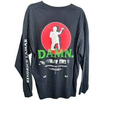 Kendrick Lamar DAMN T.D.E ロンT Kendrick Lamar DAMN Long Sleeve T-Shirt ShirtYellow Size L