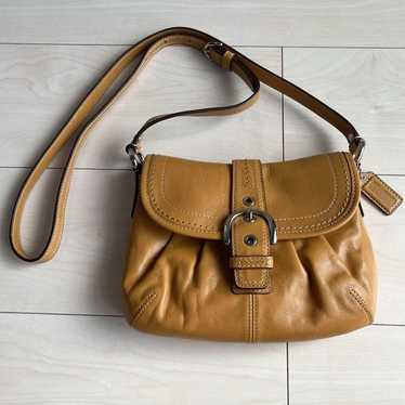 バッグ COACH Bleeker Legacy Soho Hand Bag Rare Coach Vintage Bleecker Legacy Shoulder bag Soho Canvas