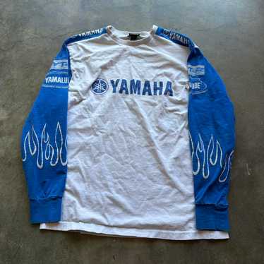YAMAHA  MARINE  FISHING シャツ　L  レア YAMAHA MARINE FISHING シャツL レア