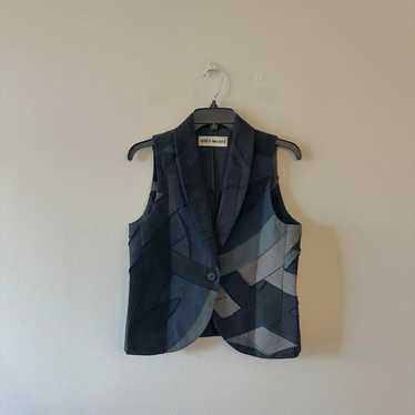 トップス 82AW ISSEY MIYAKE MEN Gimmick Zip Vest Homme Plissé Issey Miyake Men's' Pleated Zip Up Vest in