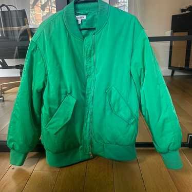 ジャケット ERMANNO SCERVINO OVERSIZED PADDED BOMBER JACKET IN NYLON Ermanno Scervino Padded Jacket 3B Quilted Notched Lapel 38 S