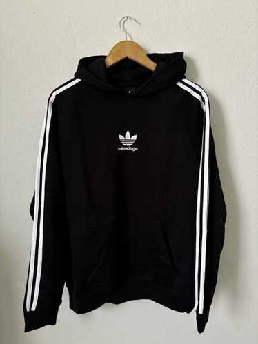 balenciaga x adidas ブラックパーカー S Balenciaga - Balenciaga x Adidas cotton hoodie black - The
