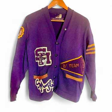 ジャケット・アウター 50s Vintage Varsity Jacket Vintage 50s 60s Small Grand Island New York Maple Corduroy