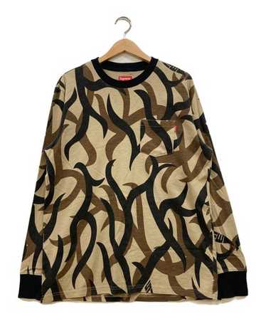 Supreme Pocket Tee Tan Tribal Camo ロンT L 2019 Supreme Long Sleeve Ls Pocket T Shirt Tee Large Tribal