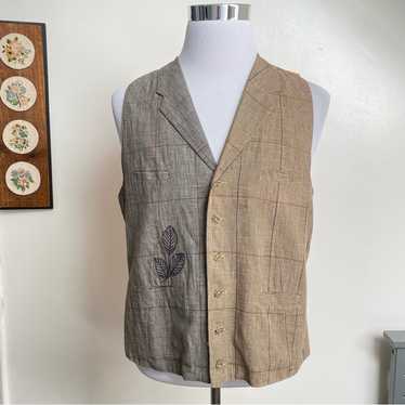 トップス 90s Paul Smith linen vest Paul smith waistcoat mens - Gem