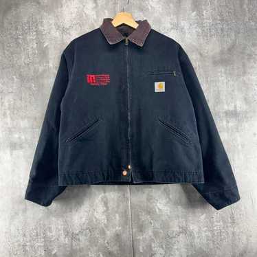 Vintage black carhartt detroit - Gem