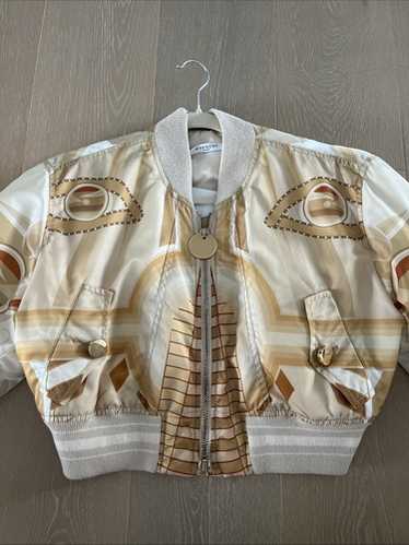 GIVENCHY ペプラムジャケット ウール混 大きい アイボリー 42