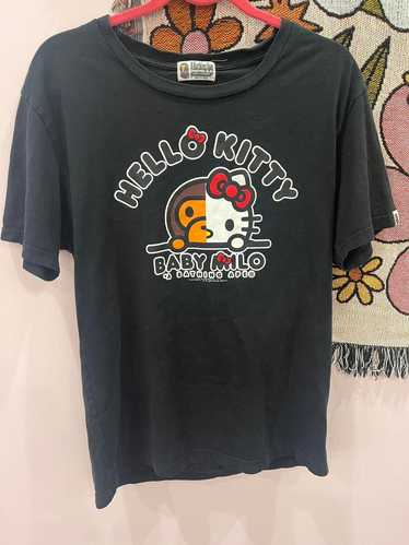 HELLO KITTY BABY MILO Tシャツ 黒 BAPE Baby Milo x Hello Kitty Ginza Exclusive T-shirt Black
