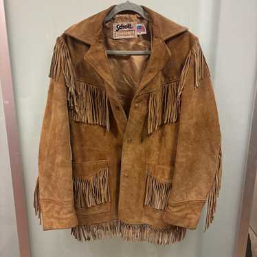〈 SCHOTT 〉western fringe suede jacket Vintage 1970's Schott Western Fringe Suede Jacket – La