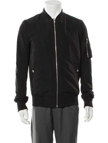 ジャケット RICK OWENS SATIN FABRIC BOMBER Rick Owens Satin Bomber Jacket | Black | FARFETCH