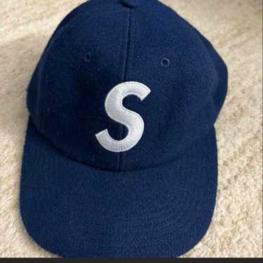 Supreme Wool S Logo 6-Panel ネイビー 19aw s-l1200.jpg