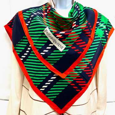 Yves Saint Laurent カラフルストール Yves Saint Laurent - YVESSAINTLAURENT イヴサンローラン