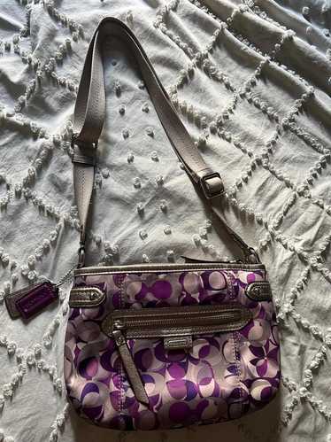rare ⭐︎ Vintage Coach オールドコーチ バッグ purple aeb8de184bb695ce6dea8417efa88f