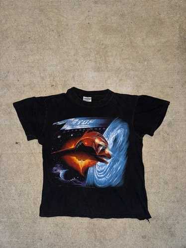 Vintage 80s ZZ Top Afterburner Raglan Concert Tour T … - Gem