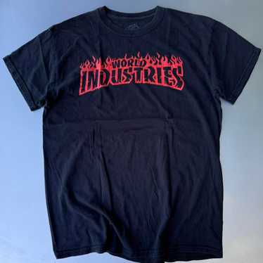 WORLD INDUSTRIES スケートボード Tシャツ XL 90s〜 World industries Tシャツ XL スケートボード - メルカリ