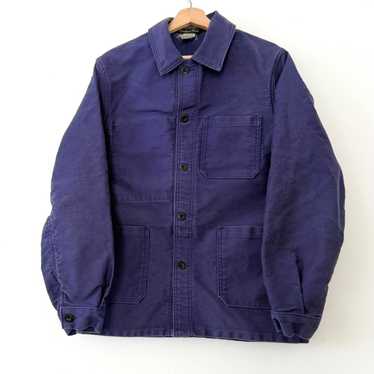 70s EURO VINTAGE FRENCH WORKER ボロジャケット Vintage 60s 70s FORGLOS French Workwear Jacket Size Fits M