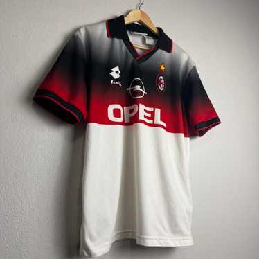 90s　Lotto　AC MILAN　ゲームシャツ　OPEL　ユニフォーム AC Milan Vintage Lotto Replica Shirt 1994, Opel | eBay