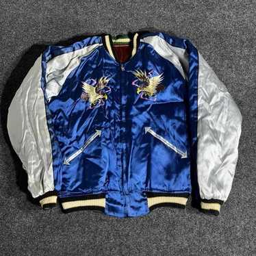 ジャケット・アウター Eagle x Japan Map Reversible WJK Sukajan JAPANESQUE Eagle, Dragon, Japan Map Reversible Sukajan