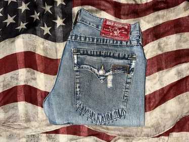USA TRUE RELIGION joey デニム ヴィンテージ ヒゲ 装飾 True religion 