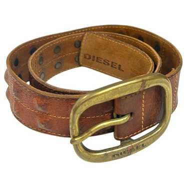 Diesel leather belt brown - Gem