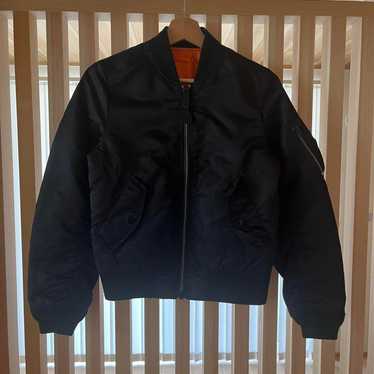 AVIREX　MA-1　WARM LINED HOODIE　ワインレッド L Avirex Icon Jacket