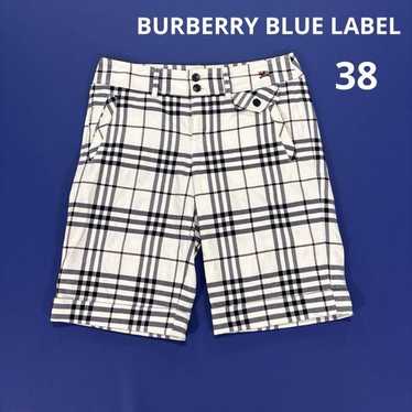 【新品タグ付き】バーバリーブルーレーベル　チェック柄ショートパンツ　サイズ38 BURBERRYブルーレーベル☆チェック ハーフパンツ38 - メルカリ
