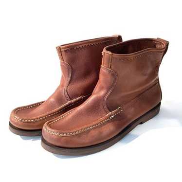 靴 RUSSELL MOCCASIN KNOCK A BOUT US7E 25.0 Russell Moccasin Knock-A-Bout Boots Brown Leather Men's Size