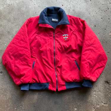20ssFCRB×Coca-Colaコラボ　ウォームアップジャケット 赤/黒 Coca cola jacket - Gem