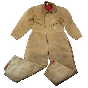 【USA-vintage】carhartt cover-all 80s 90s Vintage carhartt lined coveralls - Gem