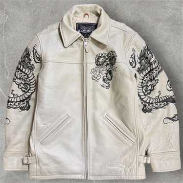 極美品◆AVIREX レザー ライダース ジャケット ドラゴン 龍 L m91747923322_1.jpg?1724481391