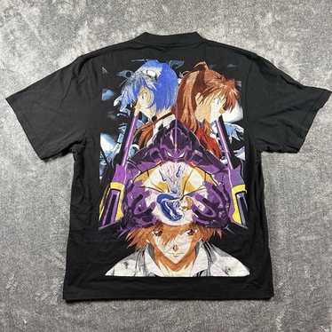 EVANGELION \"Euro Bootleg\" T シャツ　90s RARE Backstock Co. Neon Genesis Evangelion XL Tee | eBay