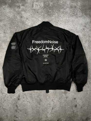 GU × UNDERCOVER MA-1 FreedomNoise 黒色　L 中古・古着通販】GU (ジーユー) UNDERCOVER (アンダーカバー) MA