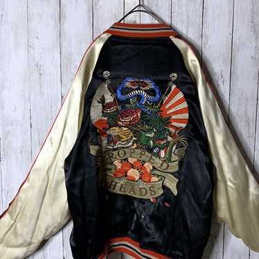 cropped heads スカジャン　菩薩 Cropped heads sukajan reversible - Gem