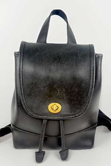 vintage coach old BLACK 巾着 リュック フラップ 黒 Vintage Coach® Large Daypack - Black | eBay