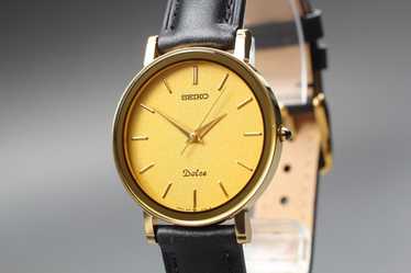 SEIKO Dolce 9531-6020 ビンテージ時計 Seiko Dolce 9531-6020 Vintage Stainless Steel Gold Quartz