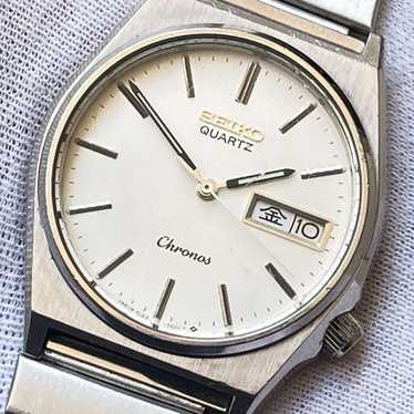 時計 SEIKO CHRONOS QUARTZ 8123-6120 SUWA Seiko Chronos Quartz 8123-6120/ case no.380529 , made in