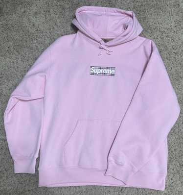 トップス Supreme Burberry Box Logo Hooded Sweat L Supreme Burberry Box Logo Hooded Sweatshirt Black Men's
